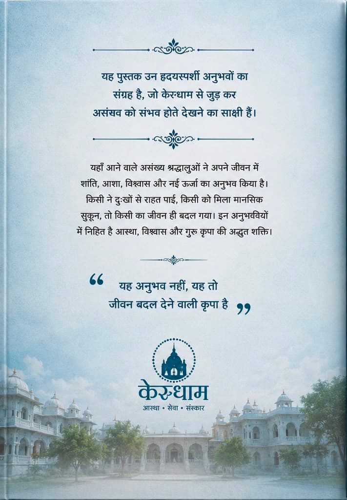 अनुभूतियाँ — back cover